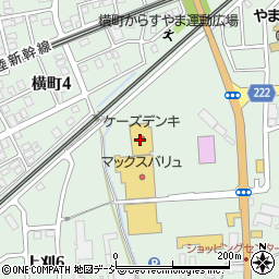 ケーズデンキ糸魚川店周辺の地図
