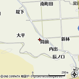 福島県いわき市平藤間筒前周辺の地図