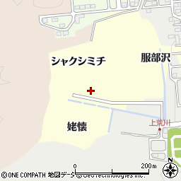 福島県いわき市内郷小島町シャクシミチ周辺の地図