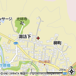 福島県いわき市平中山柳町6周辺の地図