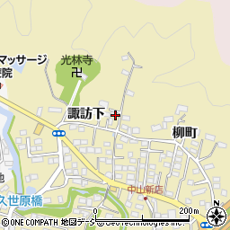 福島県いわき市平中山諏訪下90周辺の地図