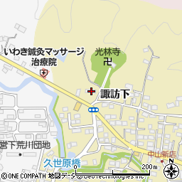 福島県いわき市平中山諏訪下37周辺の地図