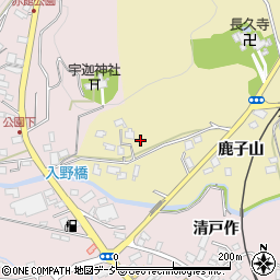 福島県東白川郡棚倉町花園鹿子山周辺の地図