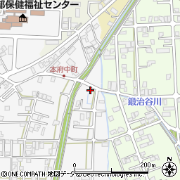 石川県七尾市本府中町キ周辺の地図