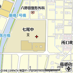 石川県七尾市藤橋町辰周辺の地図