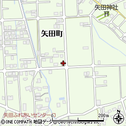 七尾矢田郵便局周辺の地図
