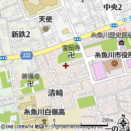 新潟県糸魚川市清崎周辺の地図