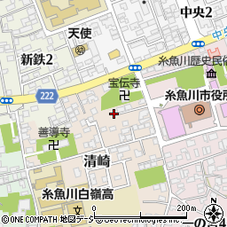 新潟県糸魚川市清崎周辺の地図