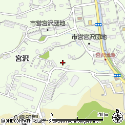 福島県いわき市内郷宮町宮沢周辺の地図