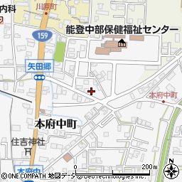 石川県七尾市本府中町ヒ13周辺の地図