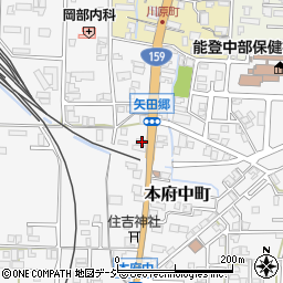 石川県七尾市本府中町モ64周辺の地図