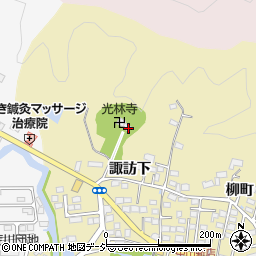 福島県いわき市平中山諏訪下113周辺の地図