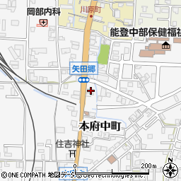石川県七尾市本府中町モ24-2周辺の地図