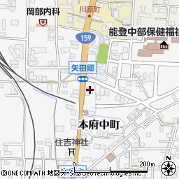 石川県七尾市本府中町モ24-2周辺の地図