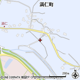 石川県七尾市満仁町オ周辺の地図