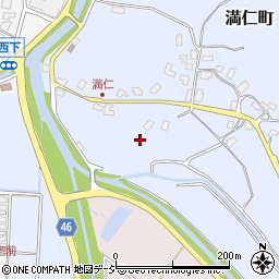 石川県七尾市満仁町カ周辺の地図