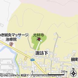 福島県いわき市平中山諏訪下112周辺の地図