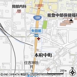 石川県七尾市本府中町モ28-2周辺の地図