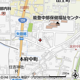 石川県七尾市本府中町ヒ21周辺の地図