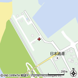 デンカ株式会社　姫川港物流基地周辺の地図