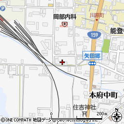 北國新聞七尾関軒販売所周辺の地図