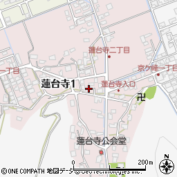 新潟県糸魚川市蓮台寺周辺の地図