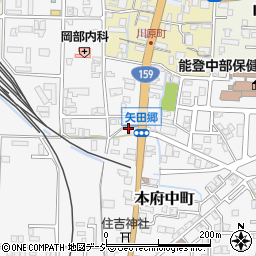 石川県七尾市本府中町モ62-1周辺の地図