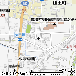 石川県七尾市本府中町ヒ周辺の地図