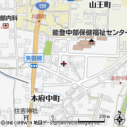 石川県七尾市本府中町（ヒ）周辺の地図