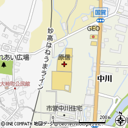 原信新井中川店周辺の地図