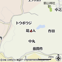 福島県いわき市平藤間堤ノ入周辺の地図