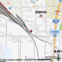 アパート周辺の地図