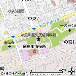 糸魚川歴史民俗資料館（相馬御風記念館）周辺の地図