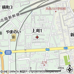 〒941-0064 新潟県糸魚川市上刈の地図