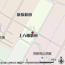 新潟県妙高市上八幡新田周辺の地図