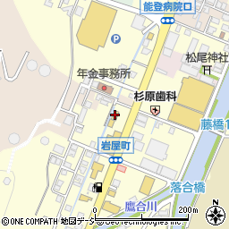 ファミリーマート七尾藤橋町店周辺の地図