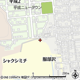 福島県いわき市内郷小島町裨田沢周辺の地図