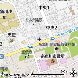 中央区会館周辺の地図