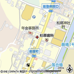 石川県七尾市西藤橋町申周辺の地図