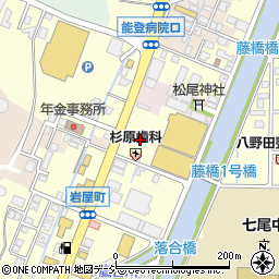 石川県七尾市藤橋町申周辺の地図