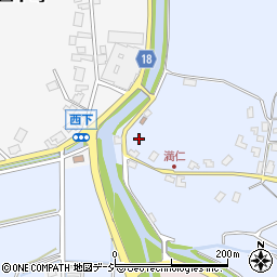 石川県七尾市満仁町ヨ周辺の地図