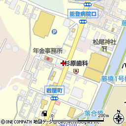８番らーめん七尾西店周辺の地図