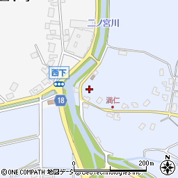 石川県七尾市満仁町（ヨ）周辺の地図