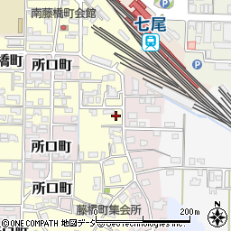 石川県七尾市藤橋町ト周辺の地図