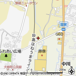 新潟県妙高市稲塚周辺の地図