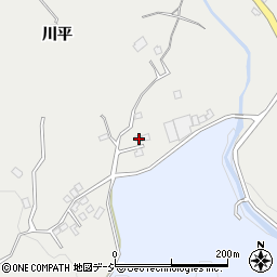 福島県いわき市内郷高野町柴平77-25周辺の地図