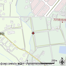 石川県七尾市万行町周辺の地図