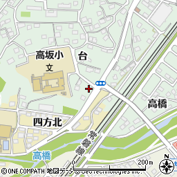 福島県いわき市内郷高坂町台周辺の地図