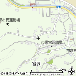 福島県いわき市内郷宮町代156周辺の地図