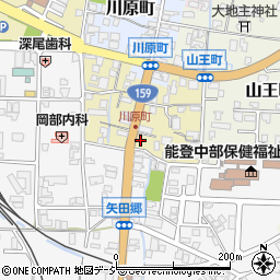 石川県七尾市上府中町ス10周辺の地図